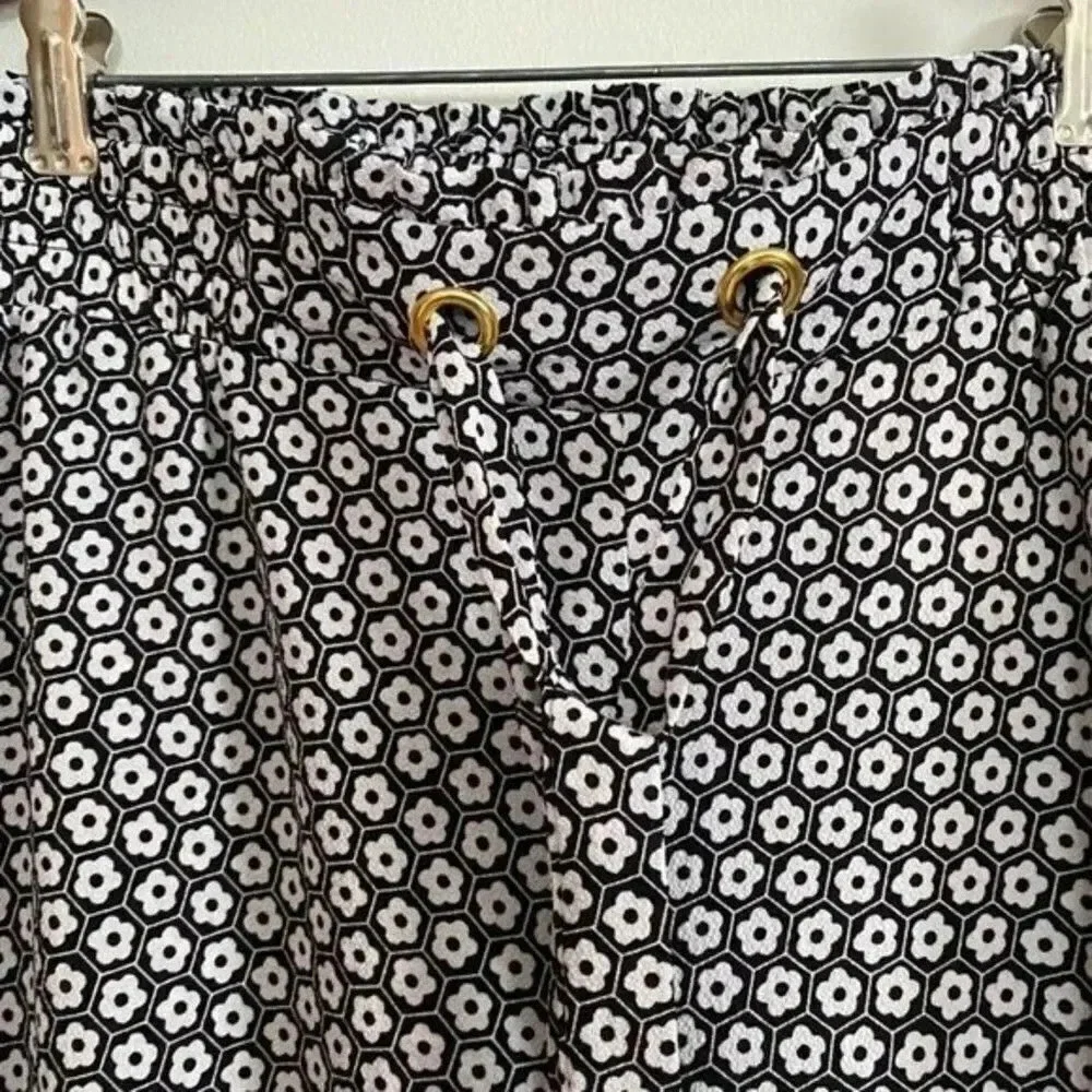 Michael Kors Floral Wide Leg Dress Pants